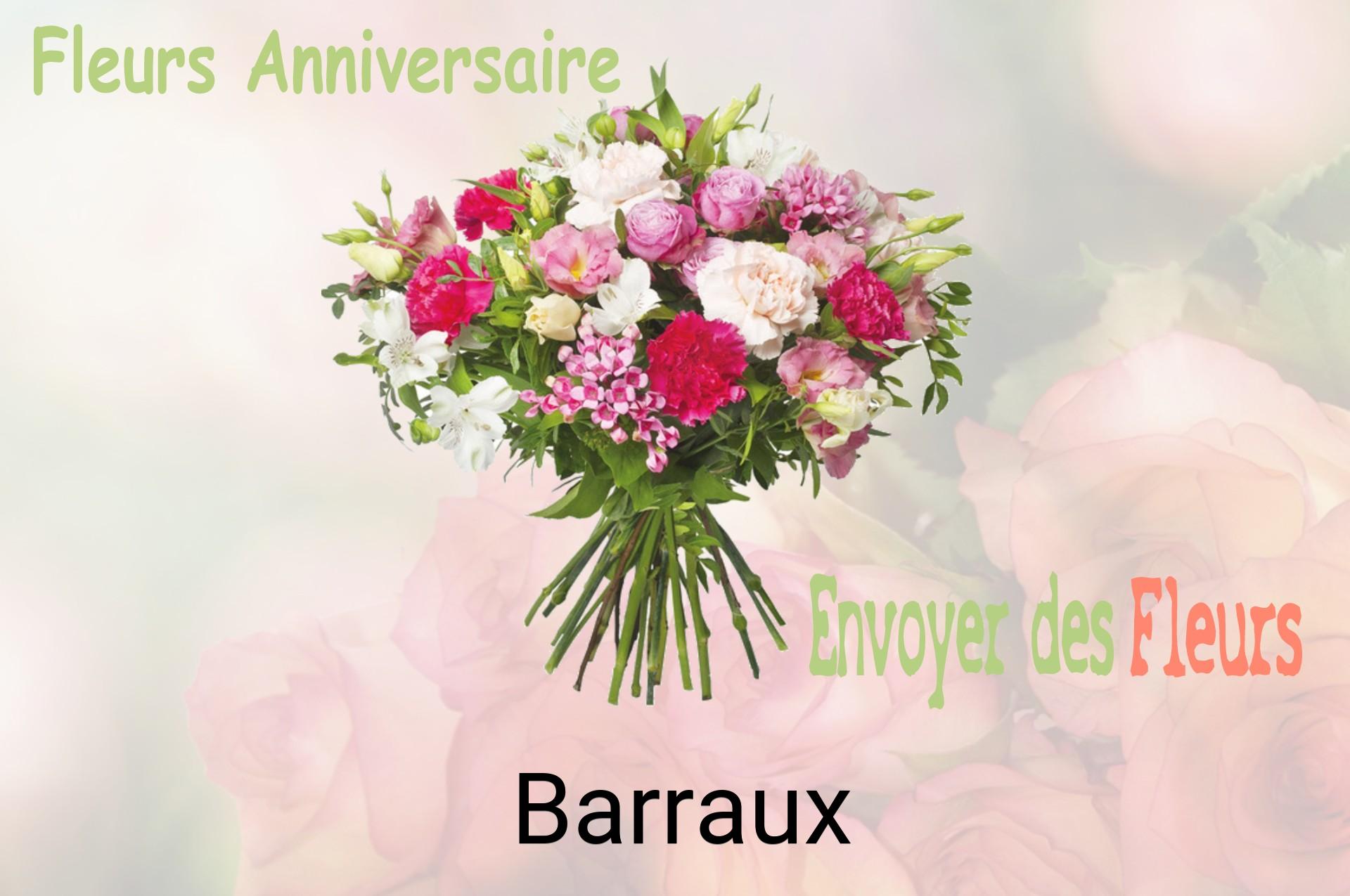 Bouquet de fleurs d’anniversaire livré à Barraux