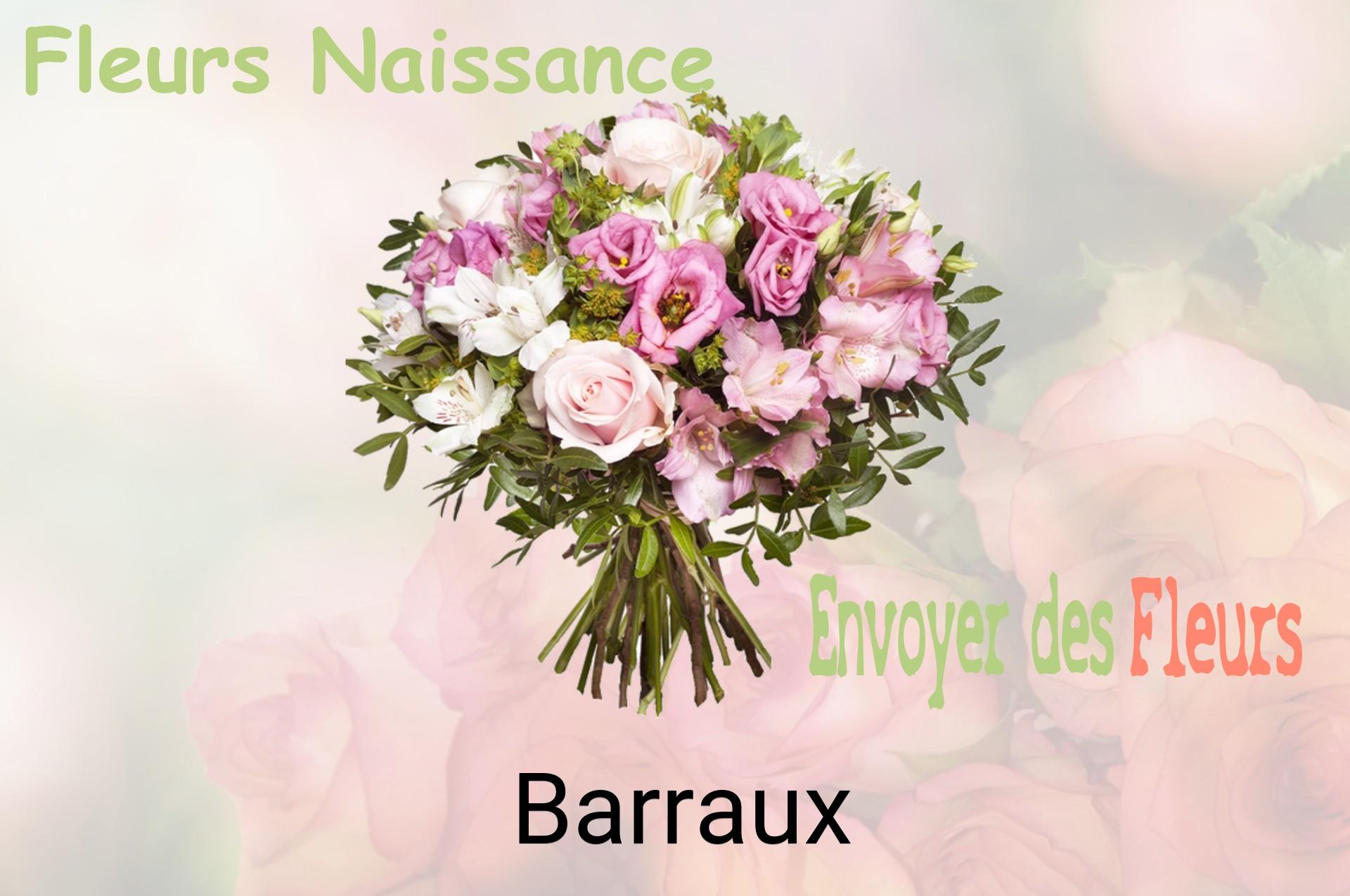 Bouquet de fleurs de naissance livré à Barraux